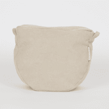 Base small bag without shoulder strap beige corduroy