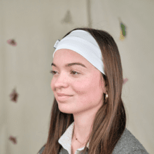 Jersey Twisted Headband white