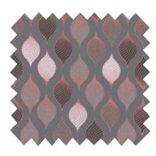 Cotton fabric ex2352 grey copper twists
