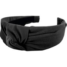 Large Crossed Headband black