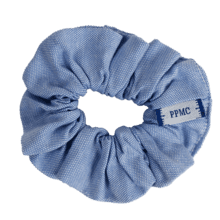 Small scrunchie oxford blue