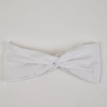 Jersey Crossed Headband Child white