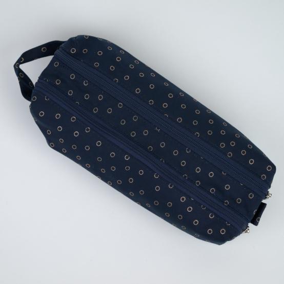 Double compartment school kit bulle bronze marine