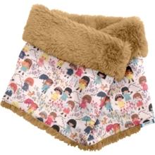 Children fur scarf snood petites filles pop