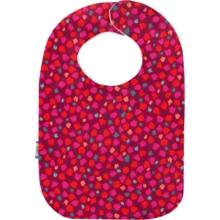 Bib - Baby size pompons cerise