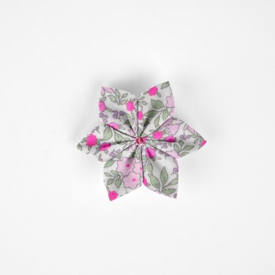 Star flower hairslide serenade fluo
