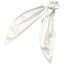 Long tail scrunchie white sequined