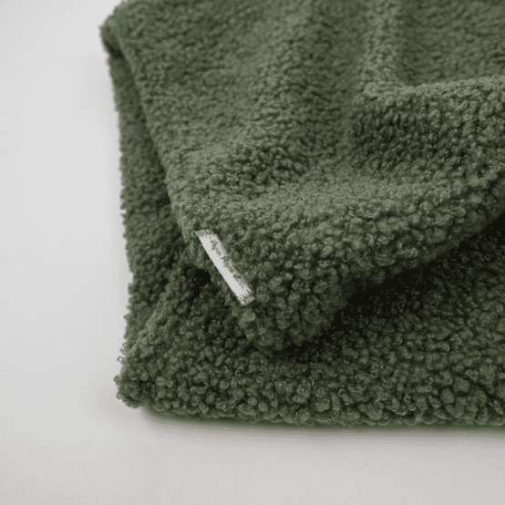 Adult Fur scarf snood moumoute kaki