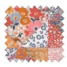 Cotton fabric ex2360 coral patchwork
