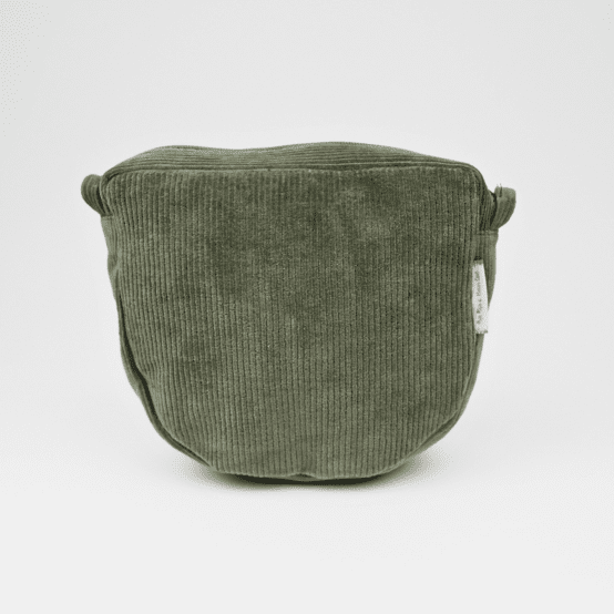 Base small bag without shoulder strap khaki corduroy