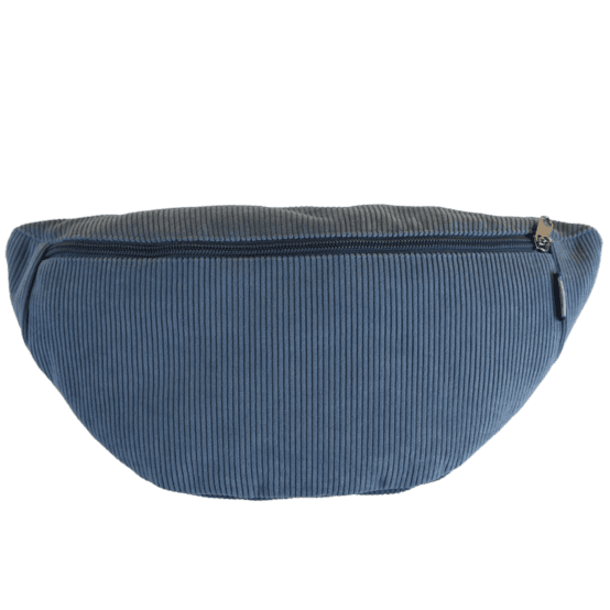 Banana bag azure blue corduroy
