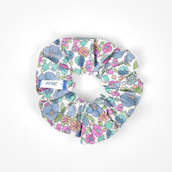 Small scrunchie pastel fleuri