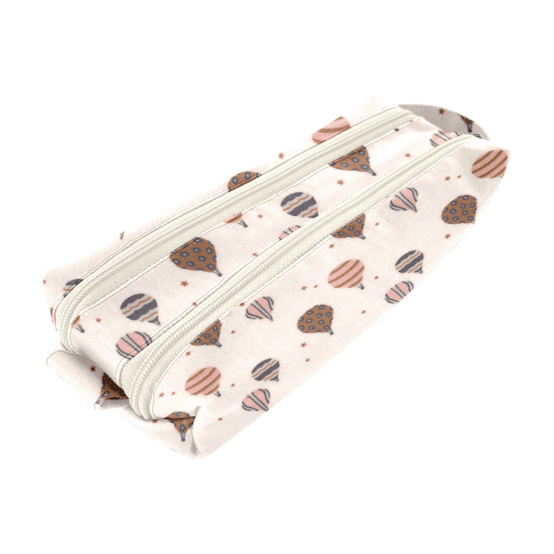 Double compartment school kit montgolfiere