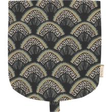 Flap of small shoulder bag forêt de plumes