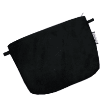 Tiny coton clutch bag black velvet