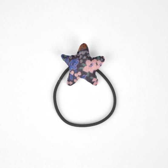 Pony-tail elastic hair star monet lilas