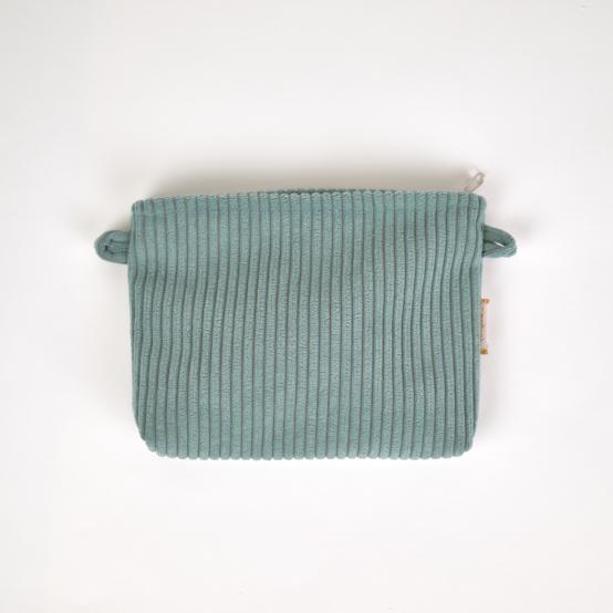 Tiny coton clutch bag lichen corduroy