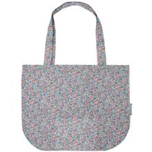 Foldable tote bag pastel fleuri