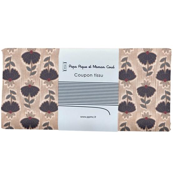 1 m fabric coupon ex2579 navy ochre shanti