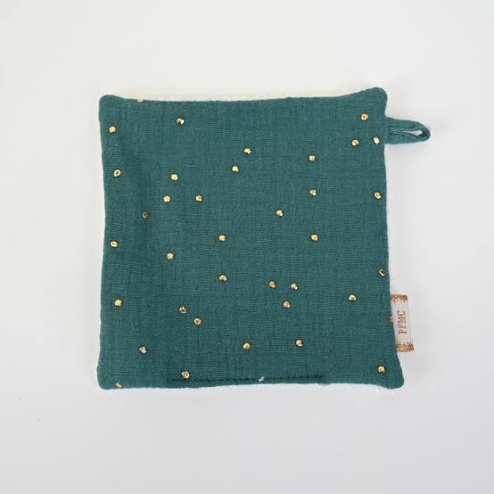 Makeup Remover cotton gaze pois or eucalyptus