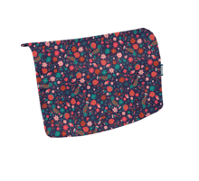 Square flap of saddle bag  huppette fleurie