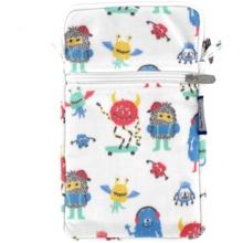 Quilted phone pocket petits monstres