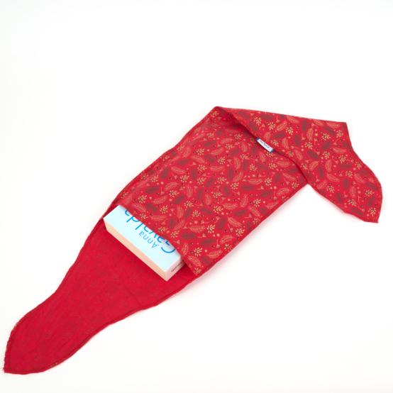 Fupochiki S (14 x 17 cm) ex2557 christmas mini holly foliage red gold