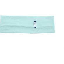 Stretch jersey headband  sky blue