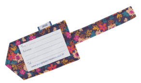 Luggage Tag hippie fleurie