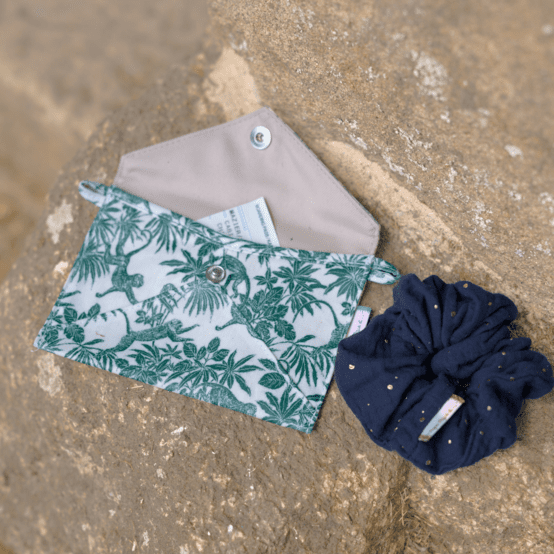 Little envelope clutch jungle vintage