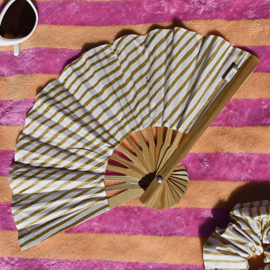 Hand-held fan surprise