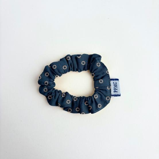 Mini Scrunchie bulle bronze marine