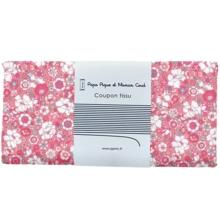Coupon tissu 50 cm ex2338 white and pink floral mini