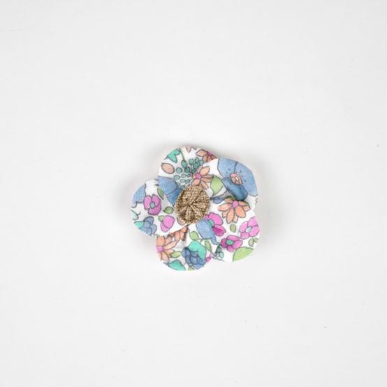 Mini Flower petal hair slide pastel fleuri