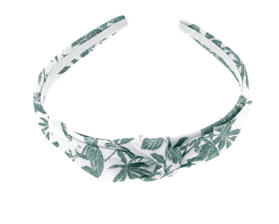 bow headband jungle vintage