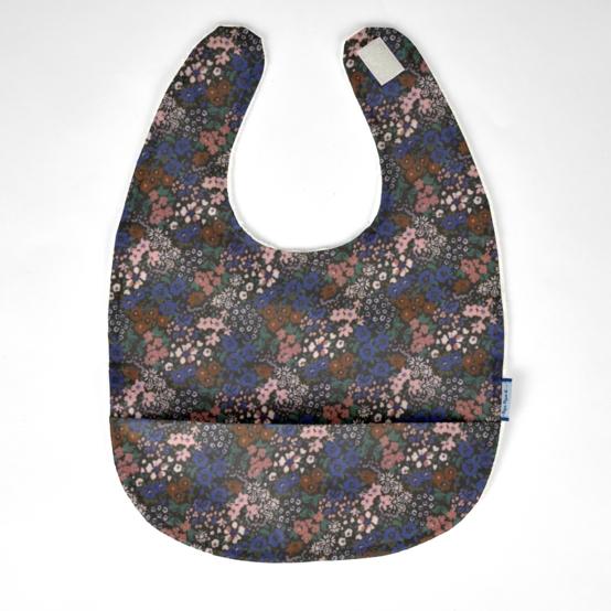Coated fabric bib monet lilas