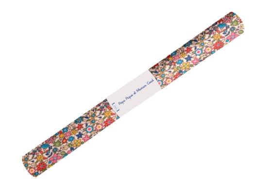 35cm coated fabric coupon mille et une fleurs