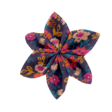 Star flower hairslide hippie fleurie