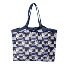 Pleated tote bag - Medium size baleino bleu