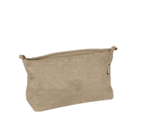 Base of shoulder bag golden linen