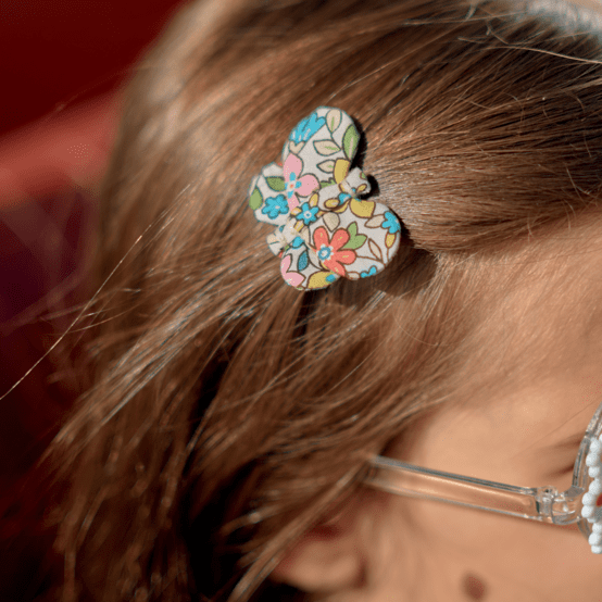 Butterfly hair clip mille et une fleurs