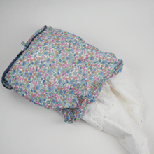 Lingerie bag pastel fleuri