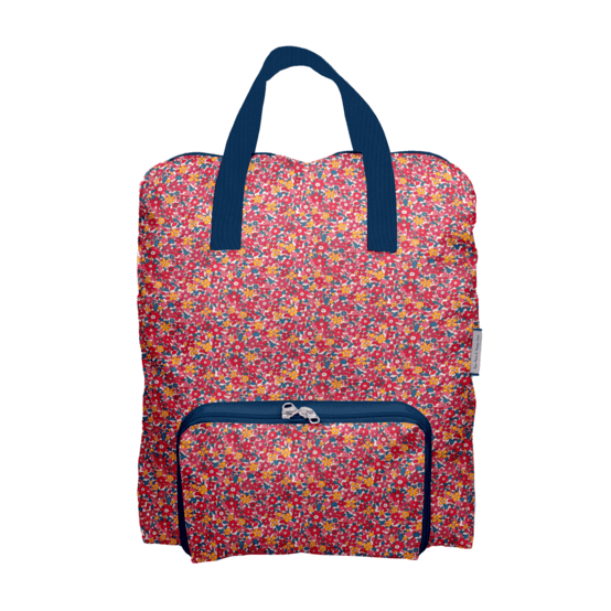 Foldable rucksack Gaby cocktail de fleurs