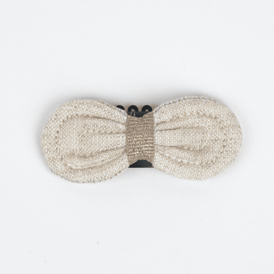 Noeud Anti-Glisse hair slide  glitter linen