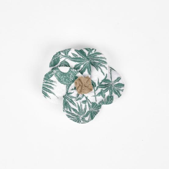 Flower petal hair slide small  jungle vintage
