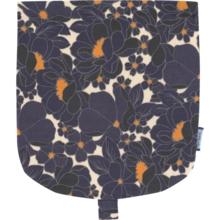 Flap of small shoulder bag pensées marines