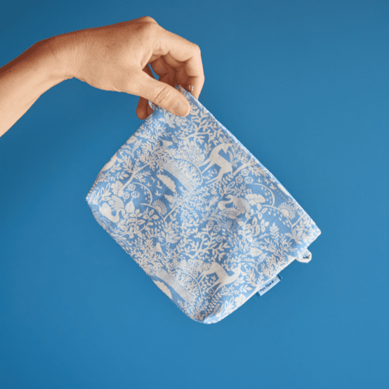 Tiny coton clutch bag toile de biche