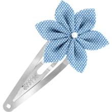 Star flower hairclip oxford blue