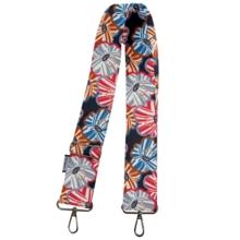 Wide shoulder strap anémones rayées