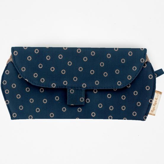 Glasses case bulle bronze marine